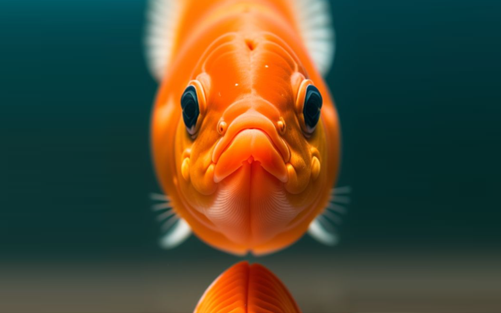 A Goldfish staring at you